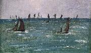 Edouard Manet Bateaux en Mer, Golfe de Gascogne oil painting reproduction